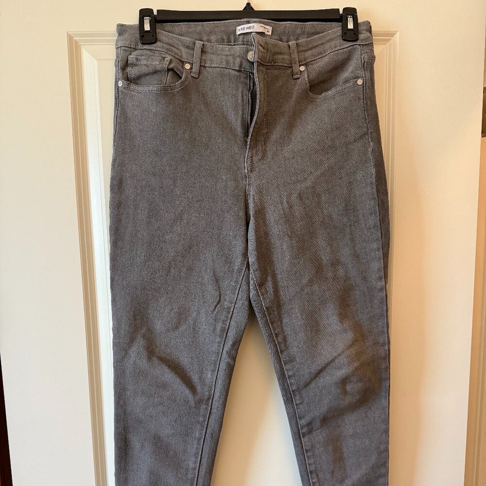 Women's Grey Skinny Jeans - Size 10